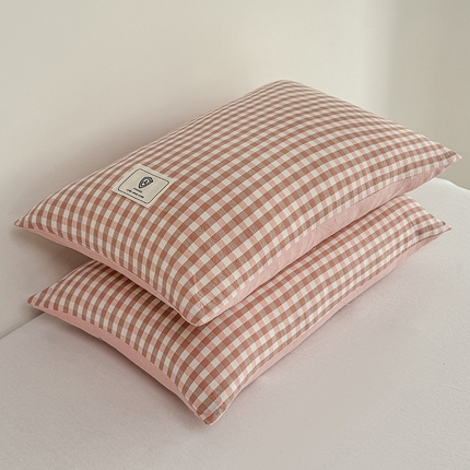 （总）贵夫人 2024新款100%A类棉枕套（颜色随机）