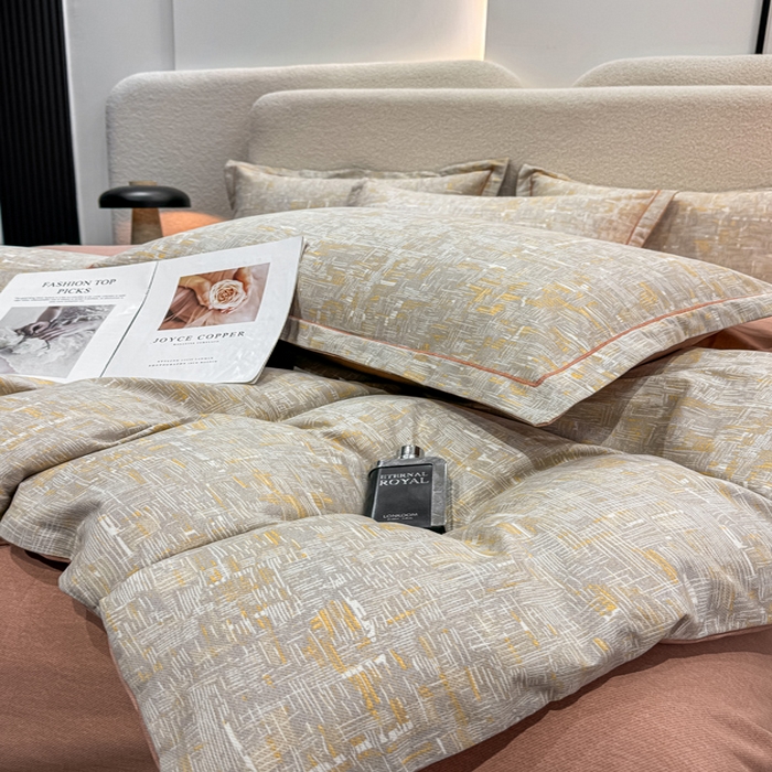 91家纺网 家纺一手货源 找家纺 优品阁 2024新款亲肤舒适全棉磨毛四件套学生三件套系列 艾尔咖