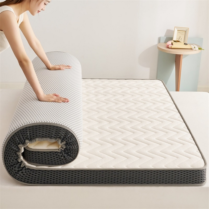 91家纺网 家纺一手货源 找家纺 （总）锦丝钰床垫 2025新款牛奶绒乳胶记忆棉立体床垫