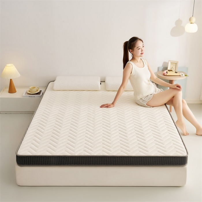 91家纺网 家纺一手货源 找家纺 （总）锦丝钰床垫 2025新款牛奶绒乳胶记忆棉立体床垫