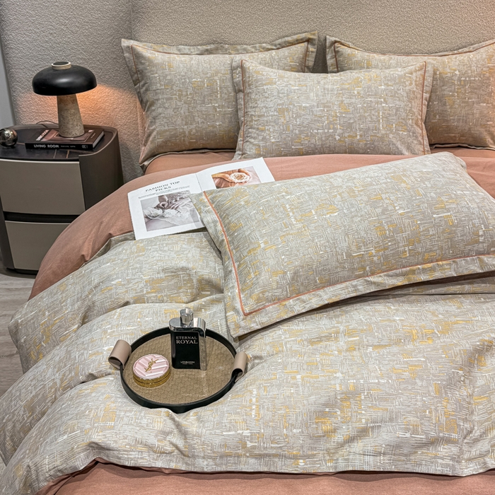 91家纺网 家纺一手货源 找家纺 优品阁 2024新款亲肤舒适全棉磨毛四件套学生三件套系列 艾尔咖