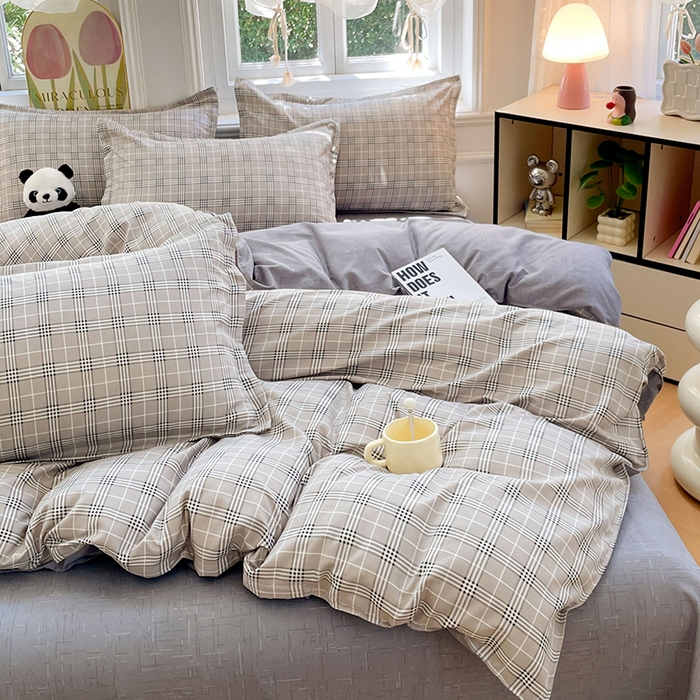 91家纺网 家纺一手货源 找家纺 世爵 2025新款磨毛印花单被套 时间定格