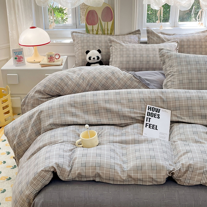 91家纺网 家纺一手货源 找家纺 世爵 2025新款磨毛印花单被套 时间定格