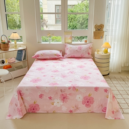 91家纺网 家纺一手货源 找家纺 （总）名优家纺 2024新款13070套件系列-全棉印花单床单