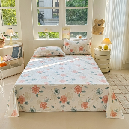 91家纺网 家纺一手货源 找家纺 （总）名优家纺 2024新款13070套件系列-全棉印花单床单