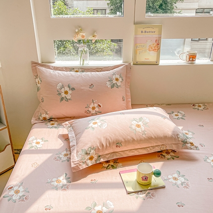 91家纺网 家纺一手货源 找家纺 （总）名优家纺 2024新款13070全棉印花系列单品枕套