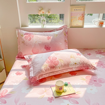 91家纺网 家纺一手货源 找家纺 （总）名优家纺 2024新款13070全棉印花系列单品枕套