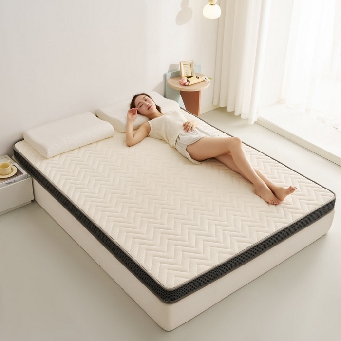 91家纺网 家纺一手货源 找家纺 （总）锦丝钰床垫 2025新款牛奶绒乳胶记忆棉立体床垫