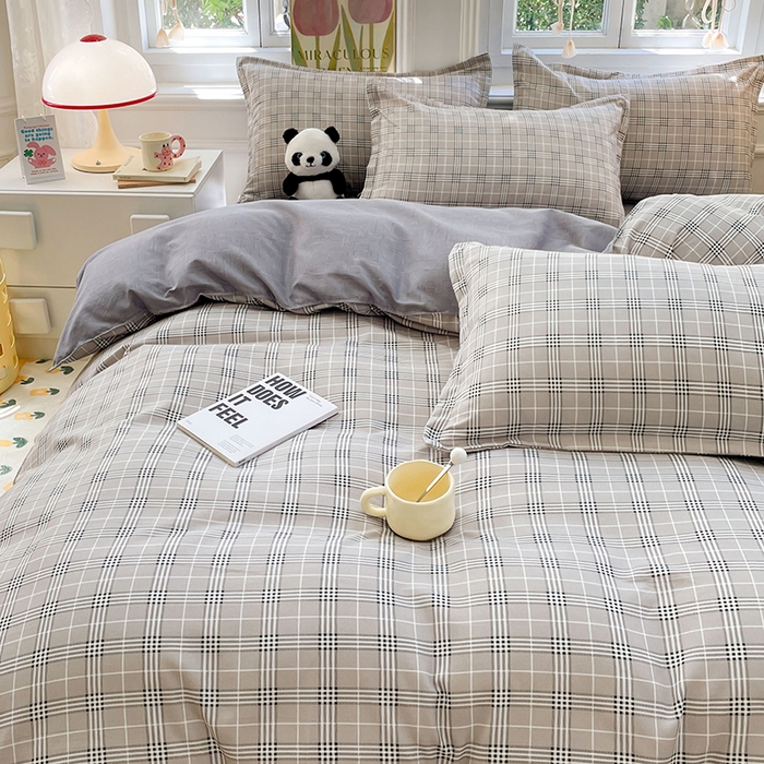 91家纺网 家纺一手货源 找家纺 世爵 2025新款磨毛印花单被套 时间定格