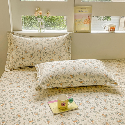 91家纺网 家纺一手货源 找家纺 （总）名优家纺 2024新款13070全棉印花系列单品枕套