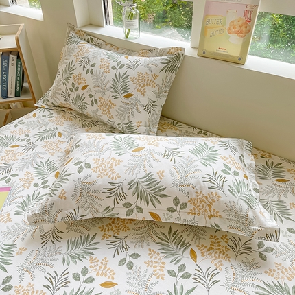 91家纺网 家纺一手货源 找家纺 （总）名优家纺 2024新款13070全棉印花系列单品枕套