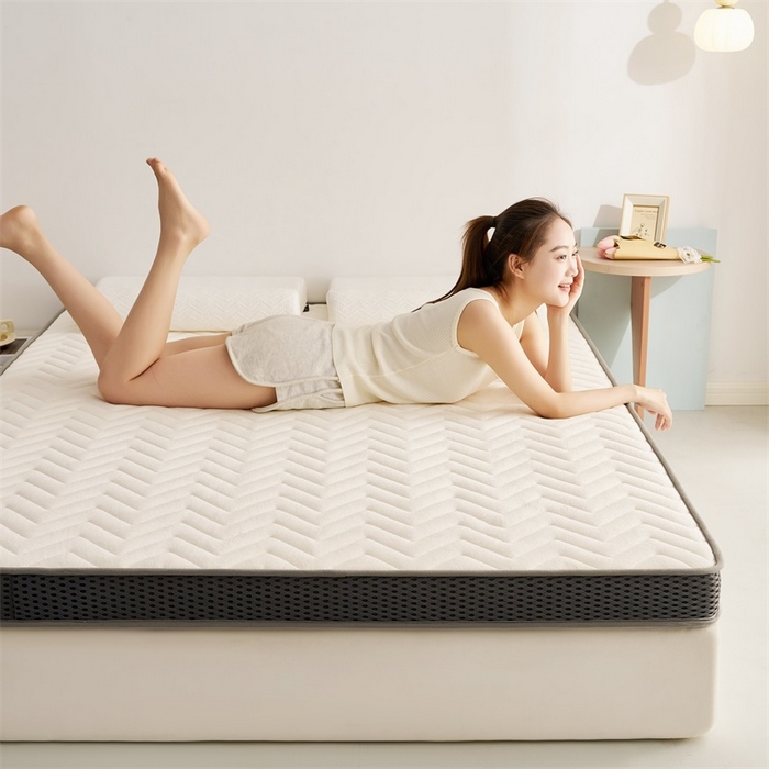 91家纺网 家纺一手货源 找家纺 （总）锦丝钰床垫 2025新款牛奶绒乳胶记忆棉立体床垫