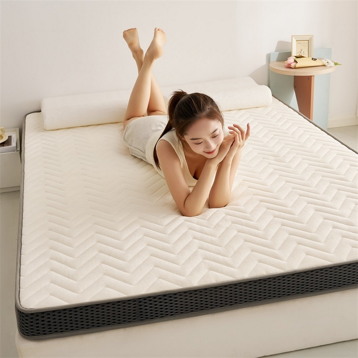 91家纺网 家纺一手货源 找家纺 （总）锦丝钰床垫 2025新款牛奶绒乳胶记忆棉立体床垫