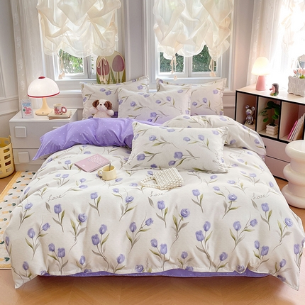 91家纺网 家纺一手货源 找家纺 （总）世爵 2025新款磨毛印花单被套