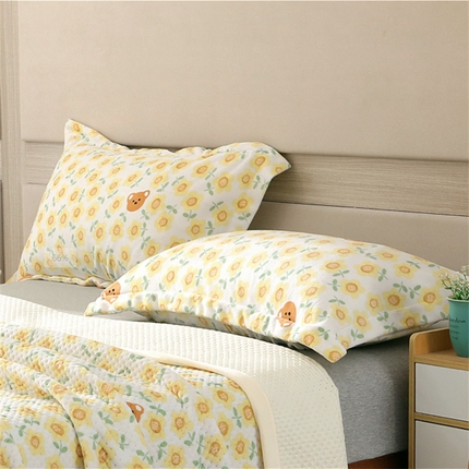 91家纺网 家纺一手货源 找家纺 （总）梦精灵家纺 2025新款软糯舒适牛奶绒印花单品-单枕套