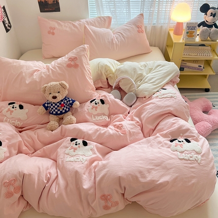 （总）优佳优品 2024新款水洗棉毛巾绣四件套（可提供买家秀）