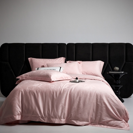 91家纺网 家纺一手货源 找家纺 （总）淳绵家居 2024新款50*50S长绒棉贡缎提花四件套