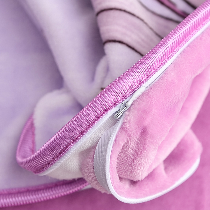 91家纺网 家纺一手货源 找家纺 芯诗曼2025新款8.5斤直播热款高克重牛奶绒法莱绒水晶金貂法莱绒四件套香芋之恋