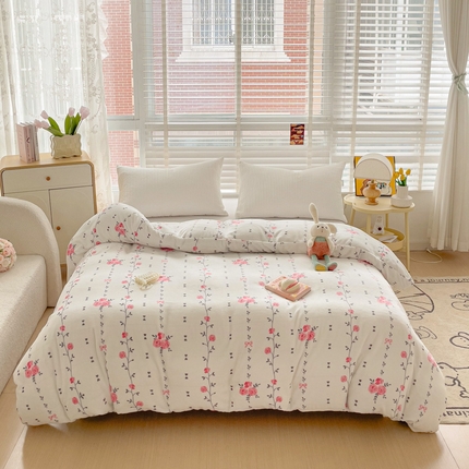 雅萱家纺 2024新款牛奶绒单被套 被套-花枝蔓舞