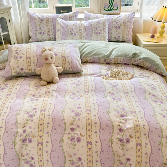 91家纺网 家纺一手货源 找家纺 （总）曼之夏 2024新款全棉印花四件套