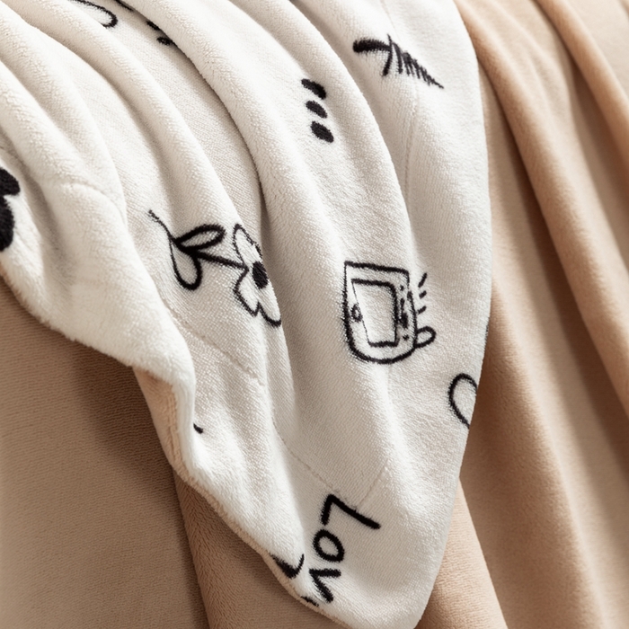 91家纺网 家纺一手货源 找家纺 宜家坊 2024新款加厚保暖印花牛奶绒四件套 休闲狗狗