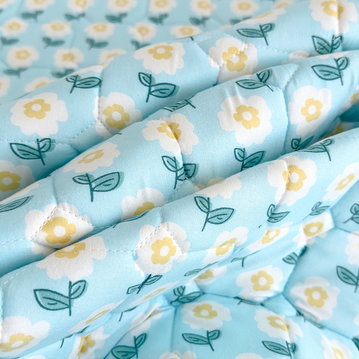 91家纺网 家纺一手货源 找家纺 2024新款亲肤水洗薄款软床垫防滑床护垫床褥学生垫子 加厚款 陌上花开-绿