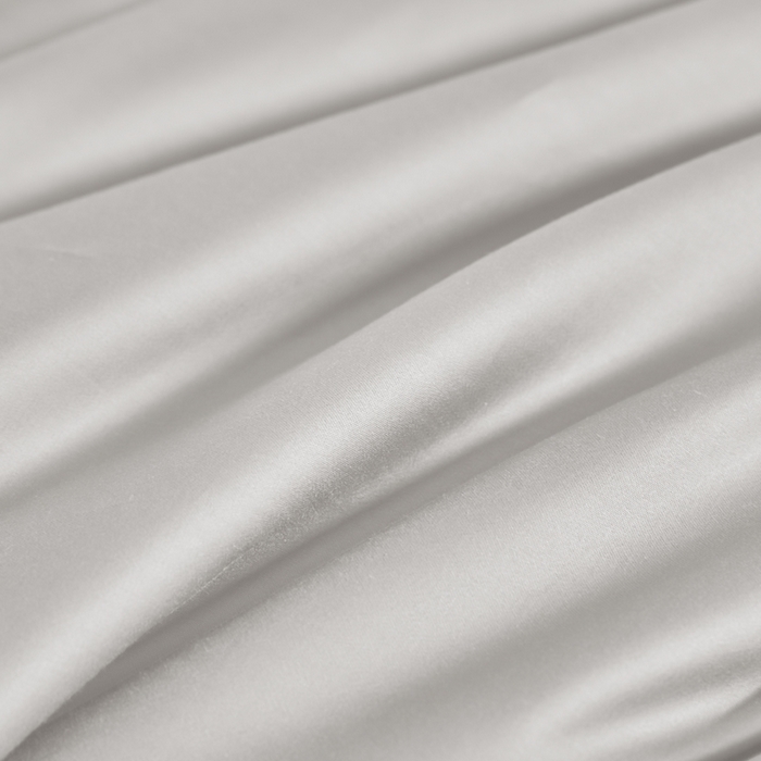 91家纺网 家纺一手货源 找家纺 秀色家纺 2025新款60支贡缎简约轻奢纯色长绒棉床上四件套全棉纯棉床笠款床品 量大价更优 米朵-雅士灰