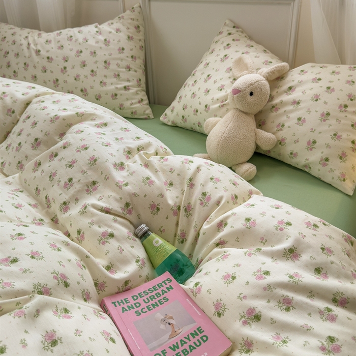 91家纺网 家纺一手货源 找家纺 （总）曼之夏 2024新款全棉A类母婴级双层纱四件套