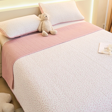 柠馨 2024新款全棉床盖三件套 芊芊