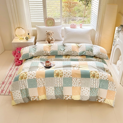 2025新款印花可拆洗棉花被被子被芯 花幽兰