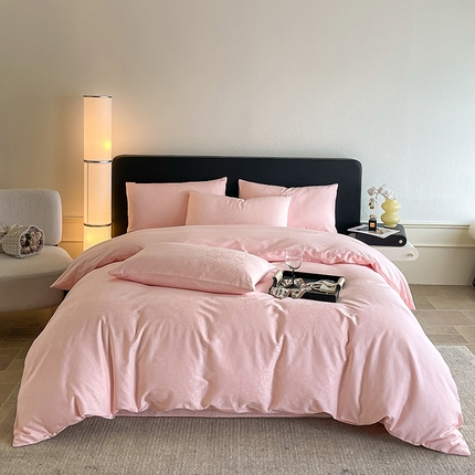 91家纺网 家纺一手货源 找家纺 （总）三朵家纺 2024新款全棉贡缎大提花四件套系列