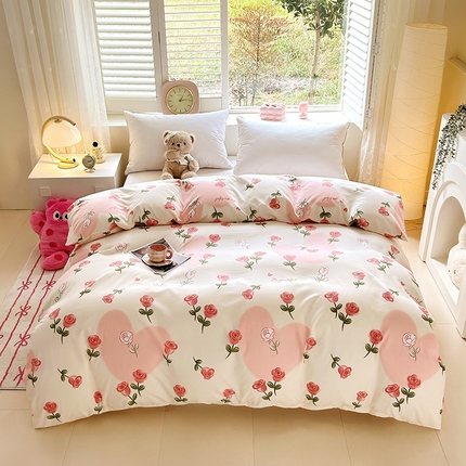 2025新款印花可拆洗棉花被被子被芯 花语绮梦