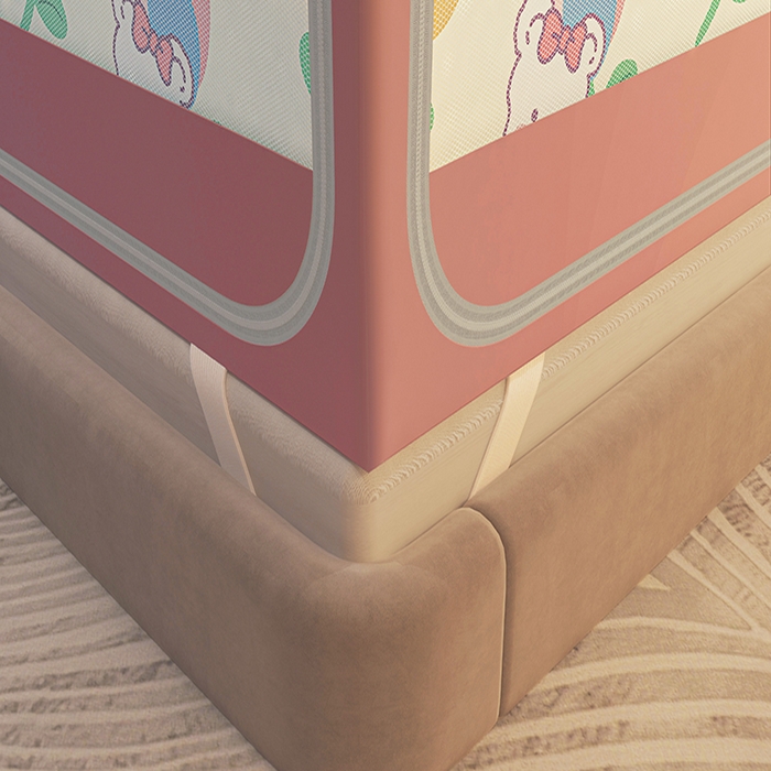 91家纺网 家纺一手货源 找家纺 迪凡保罗蚊帐 2025新款2501专版印花遮光帘防摔坐床蚊帐 朵朵香