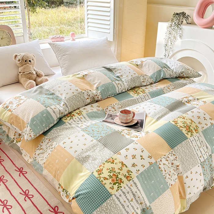 91家纺网 家纺一手货源 找家纺 2025新款印花可拆洗棉花被被子被芯 花幽兰