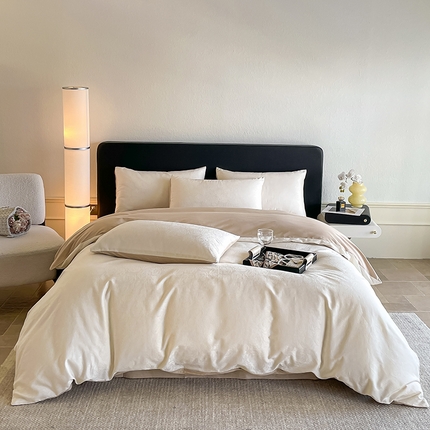 91家纺网 家纺一手货源 找家纺 （总）三朵家纺 2024新款全棉贡缎大提花四件套系列