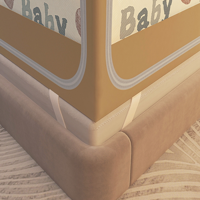 91家纺网 家纺一手货源 找家纺 迪凡保罗蚊帐 2025新款2501专版印花遮光帘防摔坐床蚊帐 字母花