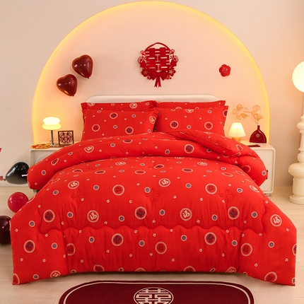 圣楚家纺 2024新款婚庆保暖冬被 福被