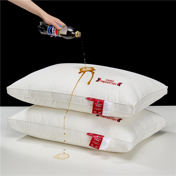 91家纺网 家纺一手货源 找家纺 昕科 2025新款A类全棉三防枕枕头头酒店枕纯棉酒店三防枕芯枕头 三防-高枕/只