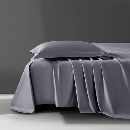 轩和家居 2024新款70S长绒棉单床单 东来紫