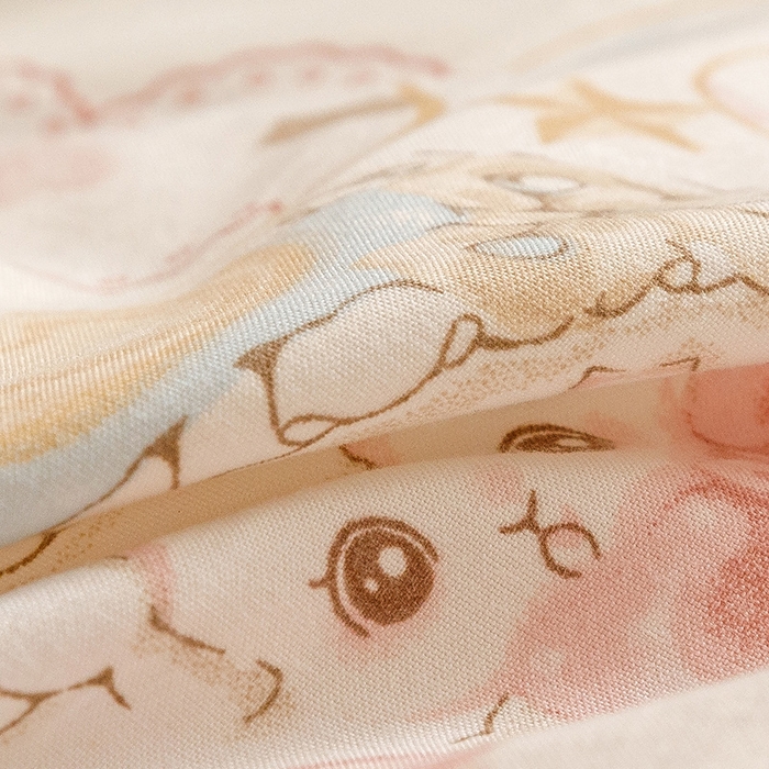 91家纺网 家纺一手货源 找家纺 罗亿家纺 2025新款洛丽塔云朵棉花边四件套场景二（提供买家秀） 萝莉小兔