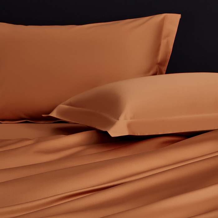 91家纺网 家纺一手货源 找家纺 轩和家居 2024新款70S长绒棉被套 玛仕橙