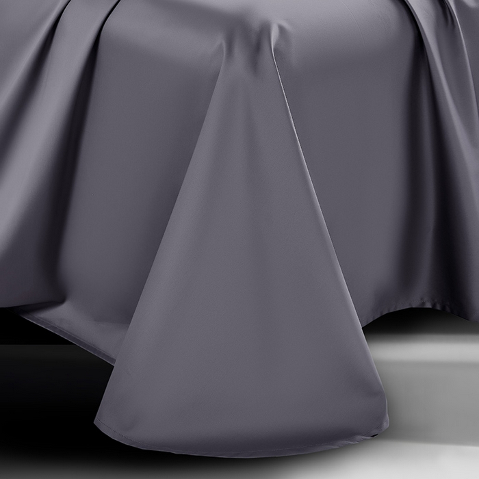 91家纺网 家纺一手货源 找家纺 轩和家居 2024新款70S长绒棉单床单 东来紫