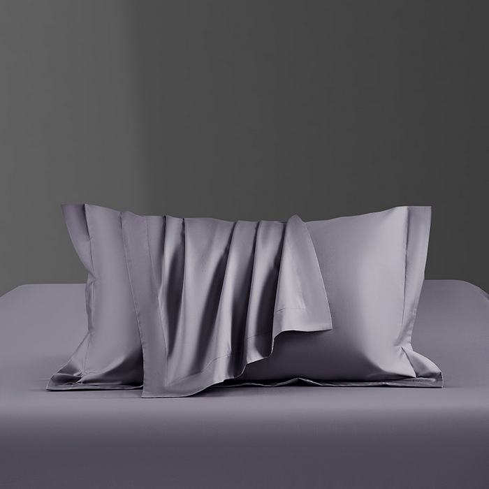 91家纺网 家纺一手货源 找家纺 轩和家居 2024新款70S长绒棉单枕套 东来紫