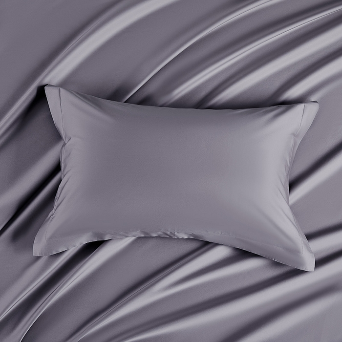 91家纺网 家纺一手货源 找家纺 轩和家居 2024新款70S长绒棉单枕套 东来紫