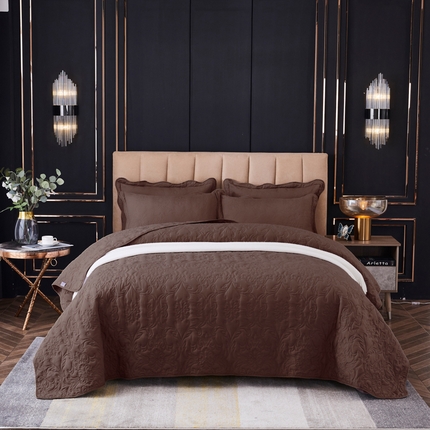 91家纺网 家纺一手货源 找家纺 床盖 夹棉 保暖 床盖三件套 加厚床单 恩和