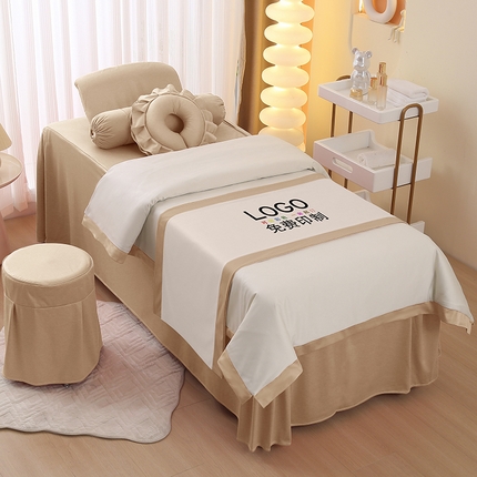 91家纺网 家纺一手货源 找家纺 （总）琪宝阁 2024新款荷兰尼耐洗耐磨耐用被套双面可用美 容床罩套件--爱情海