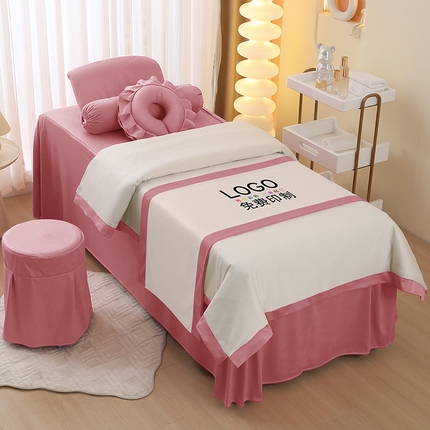 91家纺网 家纺一手货源 找家纺 （总）琪宝阁 2024新款荷兰尼耐洗耐磨耐用被套双面可用美 容床罩套件--爱情海