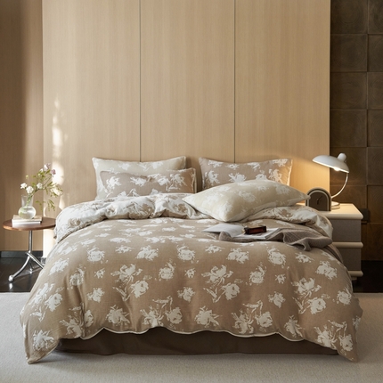 91家纺网 家纺一手货源 找家纺 （总）简家居 简家居 2024新款雪尼尔系列四件套