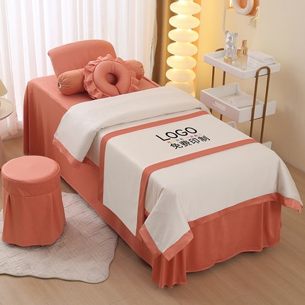 91家纺网 家纺一手货源 找家纺 （总）琪宝阁 2024新款荷兰尼耐洗耐磨耐用被套双面可用美 容床罩套件--爱情海