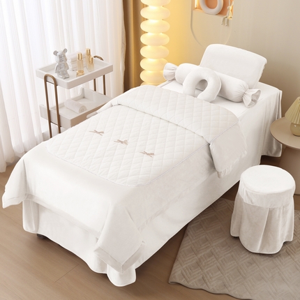 91家纺网 家纺一手货源 找家纺 （总）琪宝阁 2024新款美 容床罩套件--甜心